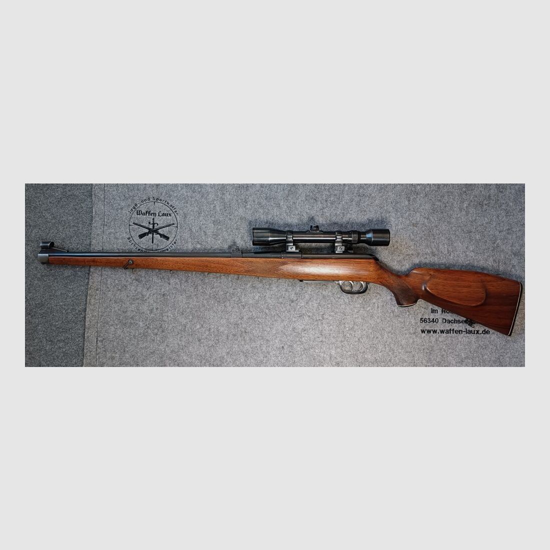 Fusil à répétition Krico Kriegeskorte avec optique Hubertus 4x