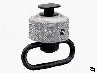 Anschütz ONE arrêt de main avec boucle de sangle carabines KK Argent/Noir 6226