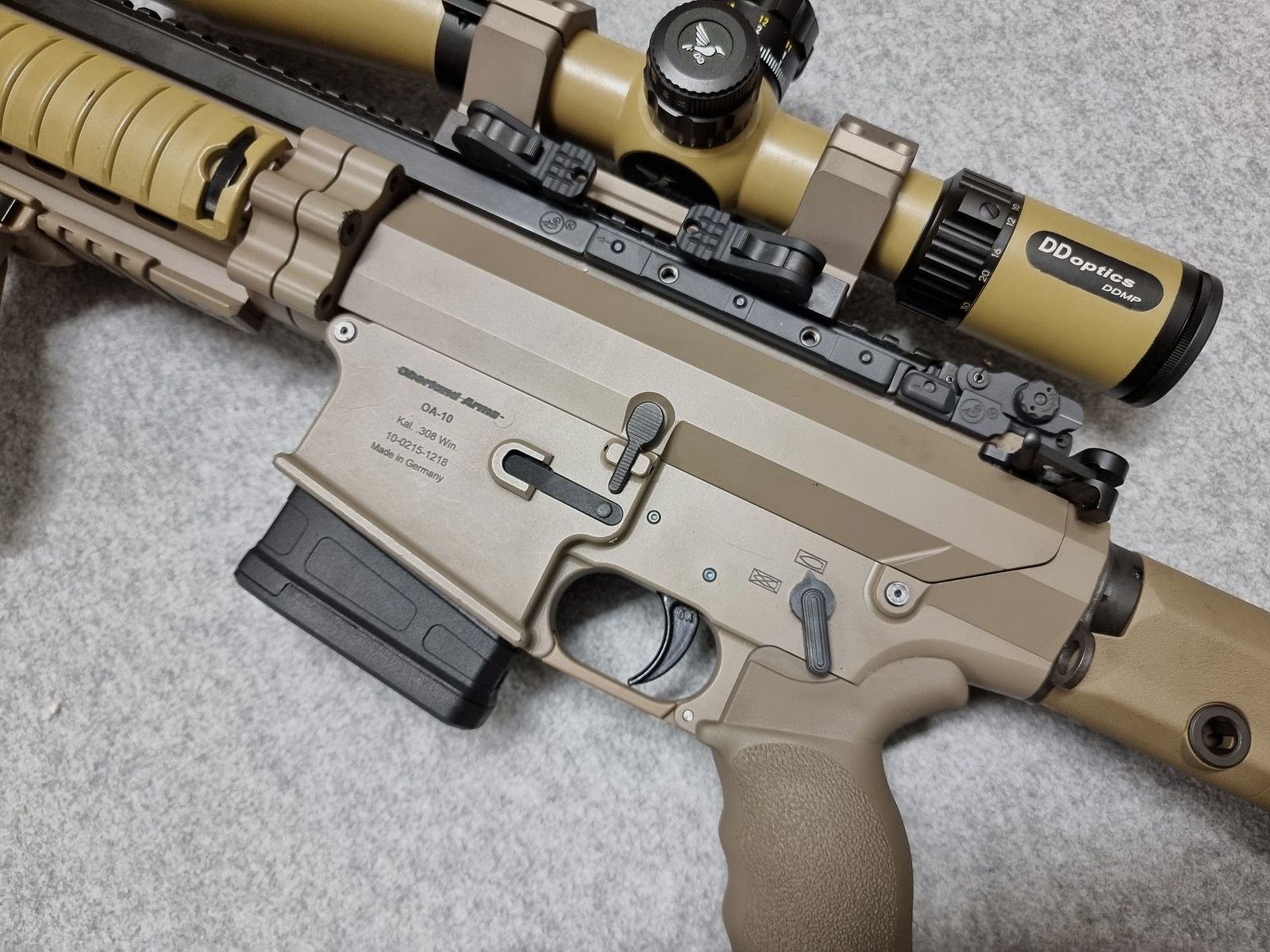 Oberland Arms DMR-E - Kal .308 Win - AR10 OA10 mit einstellbaren Gasblock, Geissele Abzug - Behördenmodell