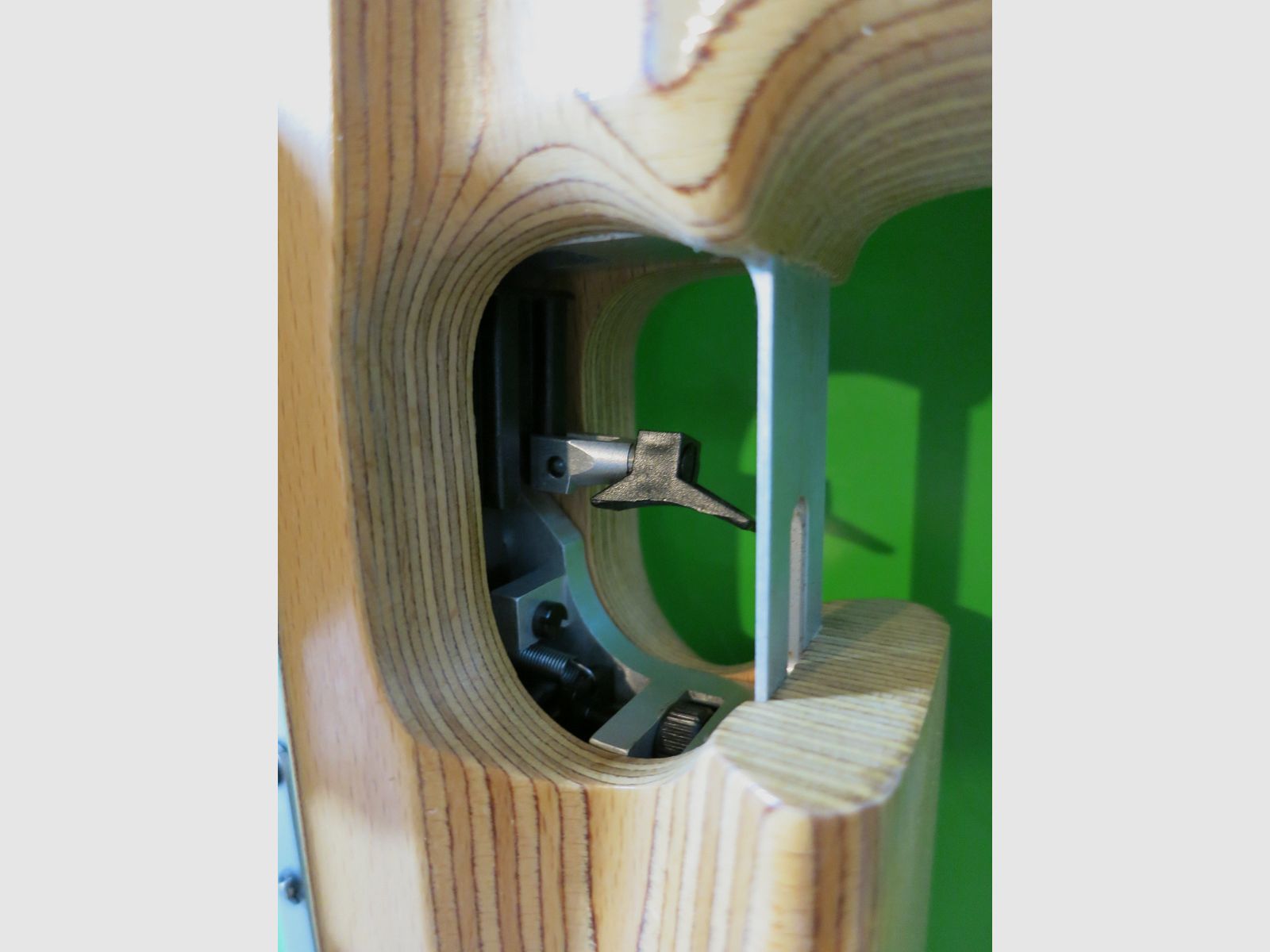 Fine work construction 601 (FWB601) match air rifle; LEFT HAND, adjustable cheek piece, cap, diopter, cal. 4.5 mm .177 #48