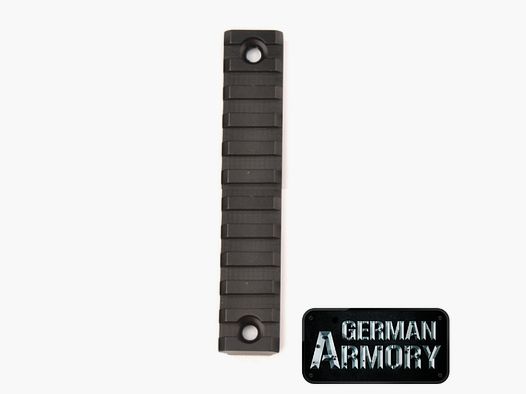 Picatinnyrail für Mlok M-Lok Systeme 11 Slots AR15 AK 47 74 AKM M16 M4 Hera Arms DPMS Schmeisser