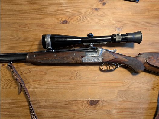 Doppelbüchse Bergstutzen Retz und Sohn 7x65r,5.6x52r