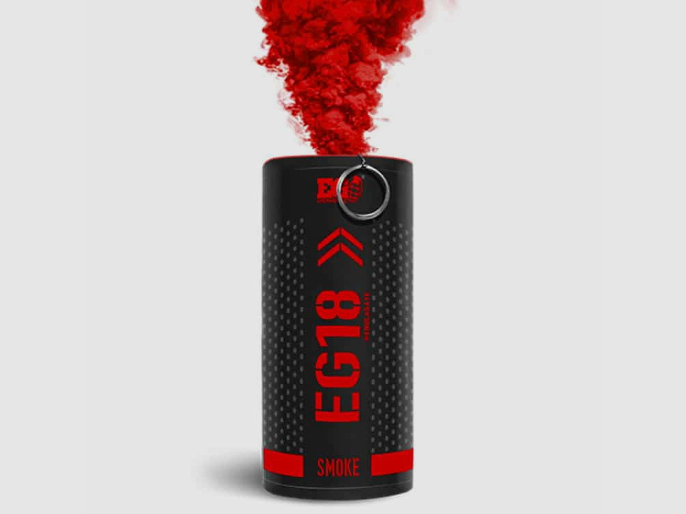 Enolagaye EG18 High Output Rauchgranate mit Reißzünder (rot)