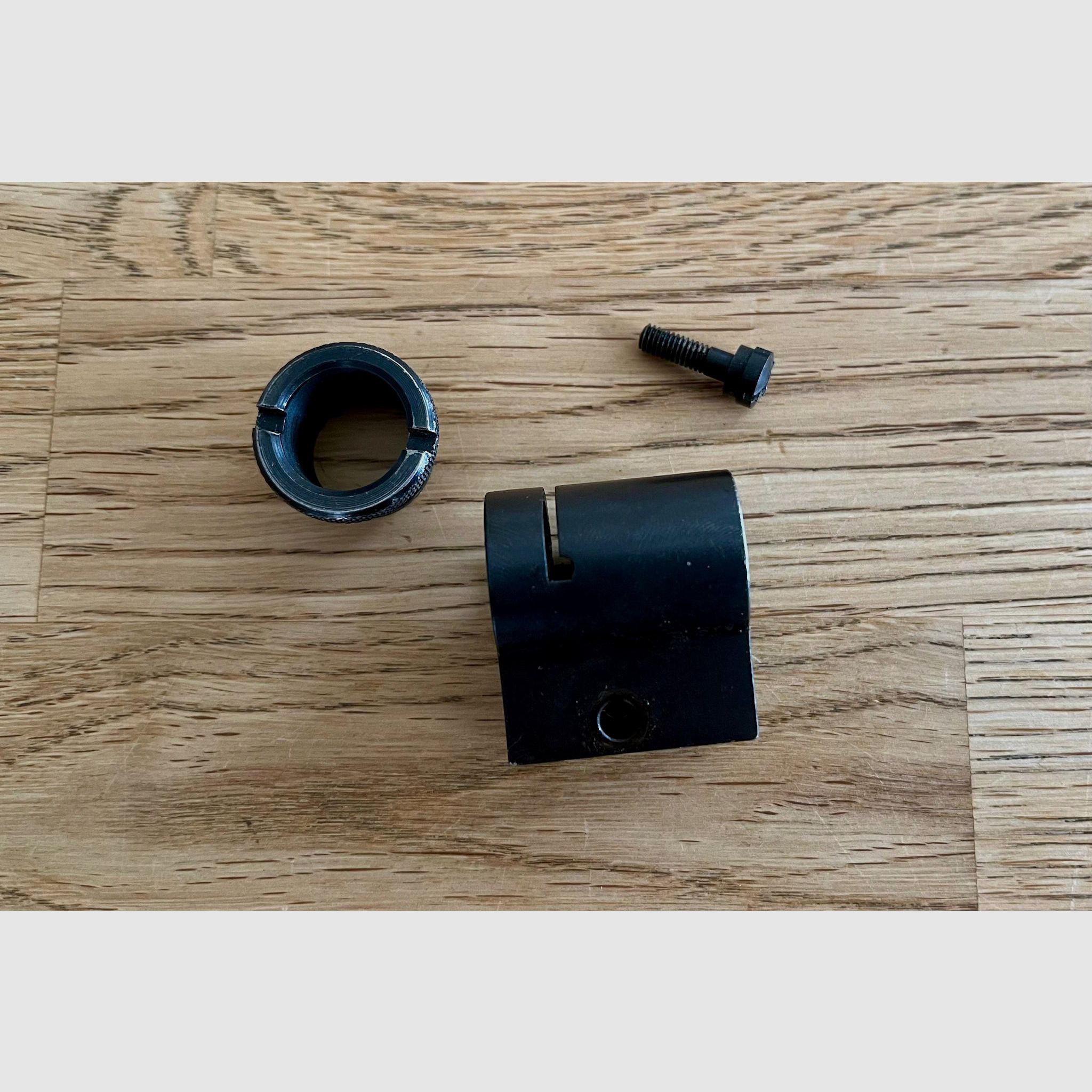 Haenel Suhl M150 Kornhalter mit Kornschraube und Klemmschraube Original DDR