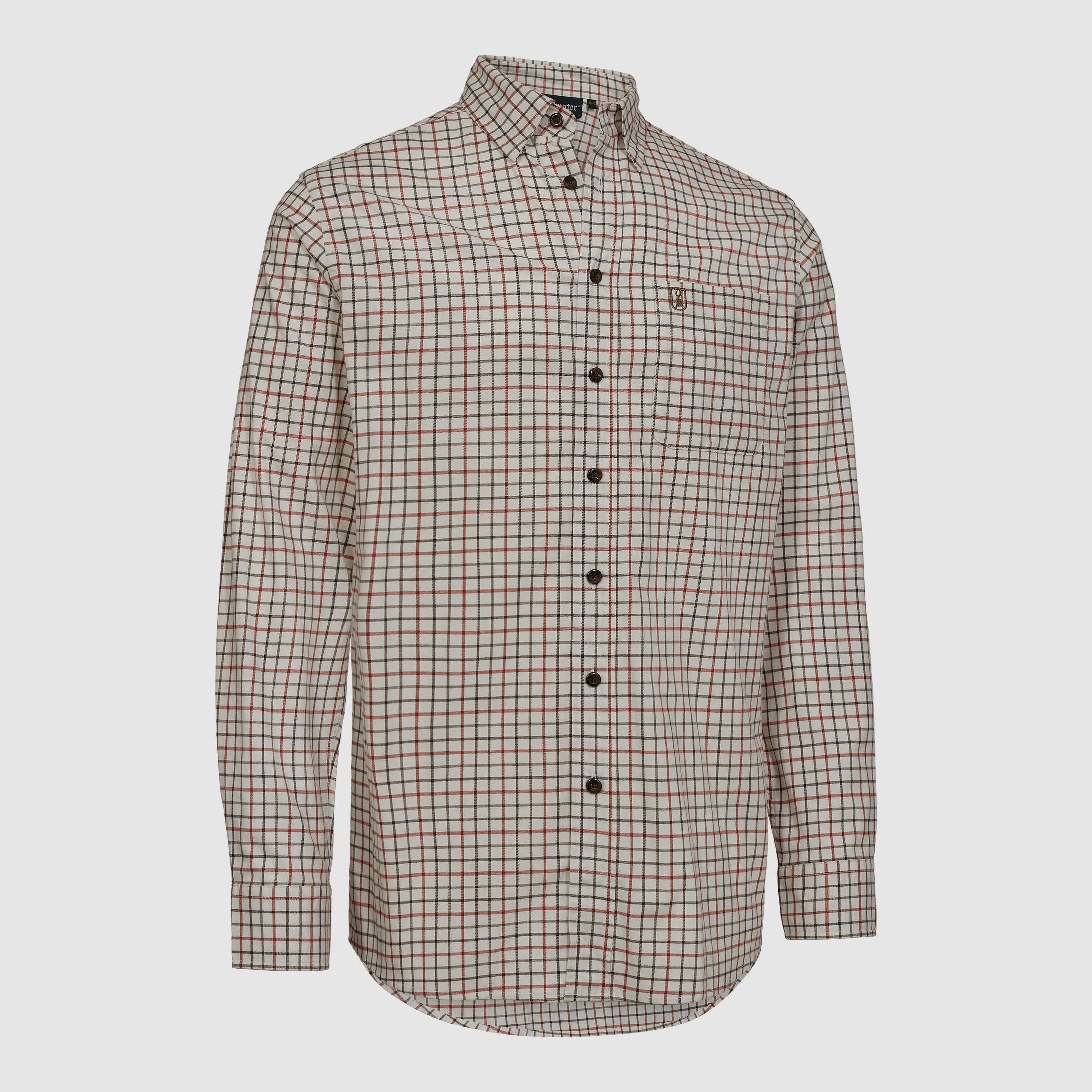 Gavin Shirt - Orange Check - Size: Men's 49/50