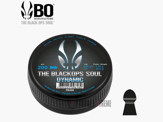 200 Pellets the Black Ops Soul Dynamic cal 5.5 mm