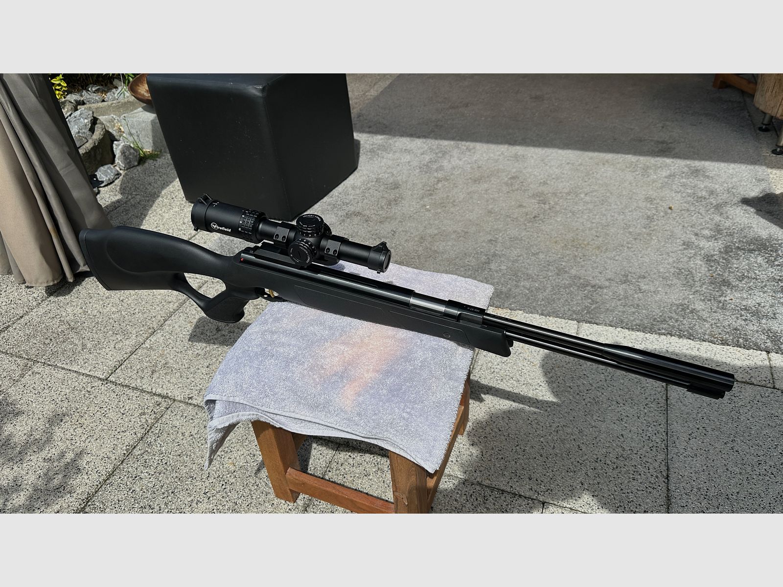 Weihrauch HW97K con telescopio RapidStrike 1-10x24