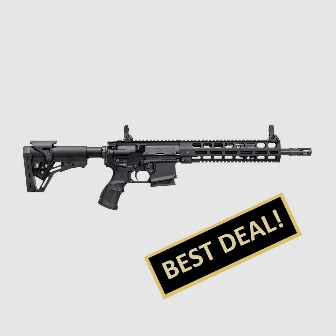 Haenel semi-automatic rifle CR 223 M-LOK handguard .223 Rem. barrel length 318 mm | Direct trigger long black not sport approved