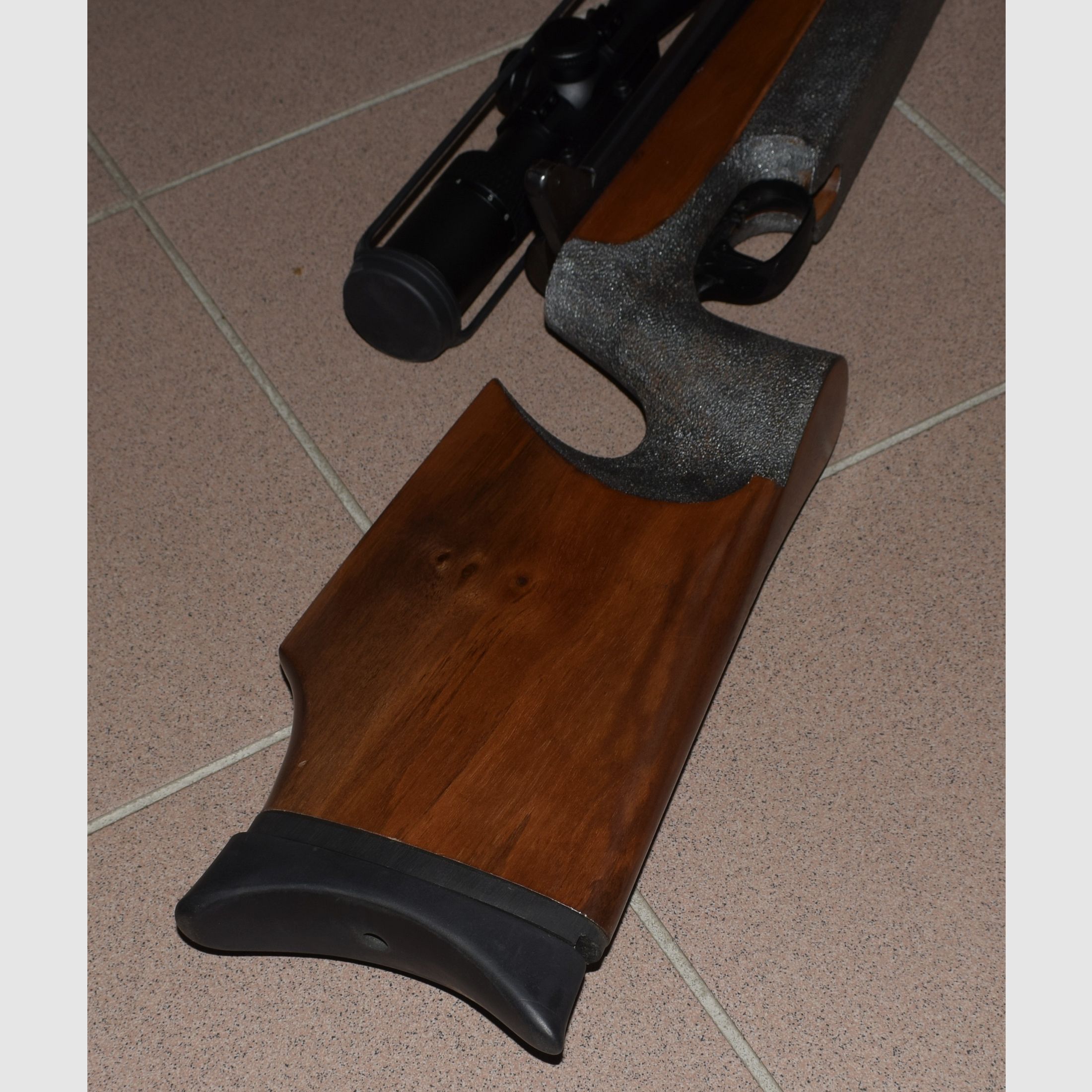 Air rifle Walther LGR sniper conversion completely revised