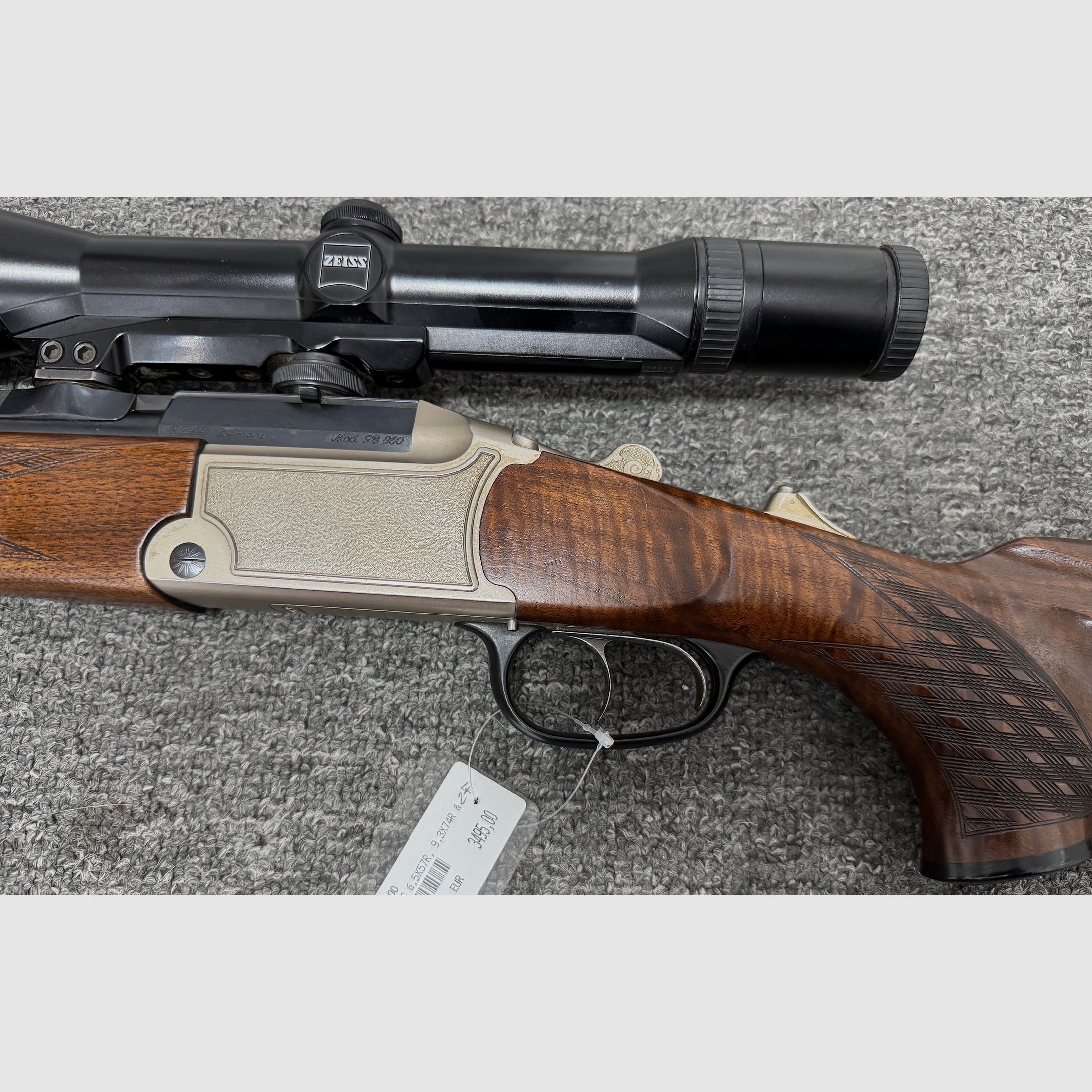 Blaser Bergstutzen GB860 6,5x57R & 9,3x74R & Zeiss 3-12x56