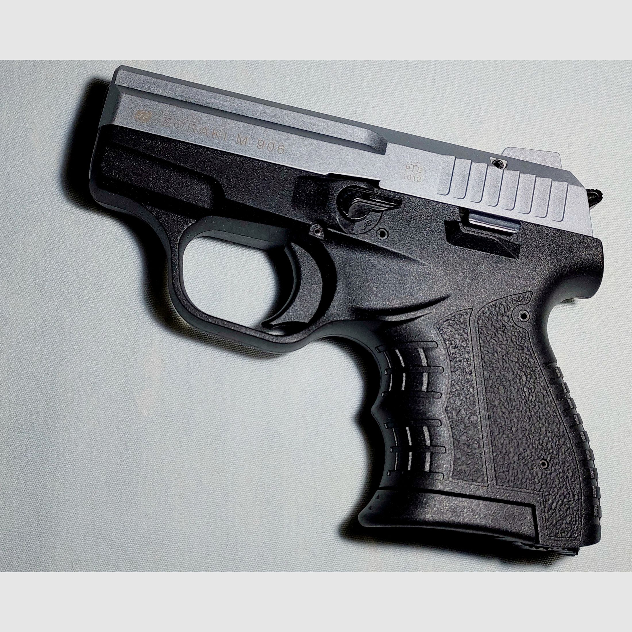 Zoraki M 906 Titan pistola de fogueo 9 mm P.A.K. PTB 1012 – con maletín, imagen 2 de 8
