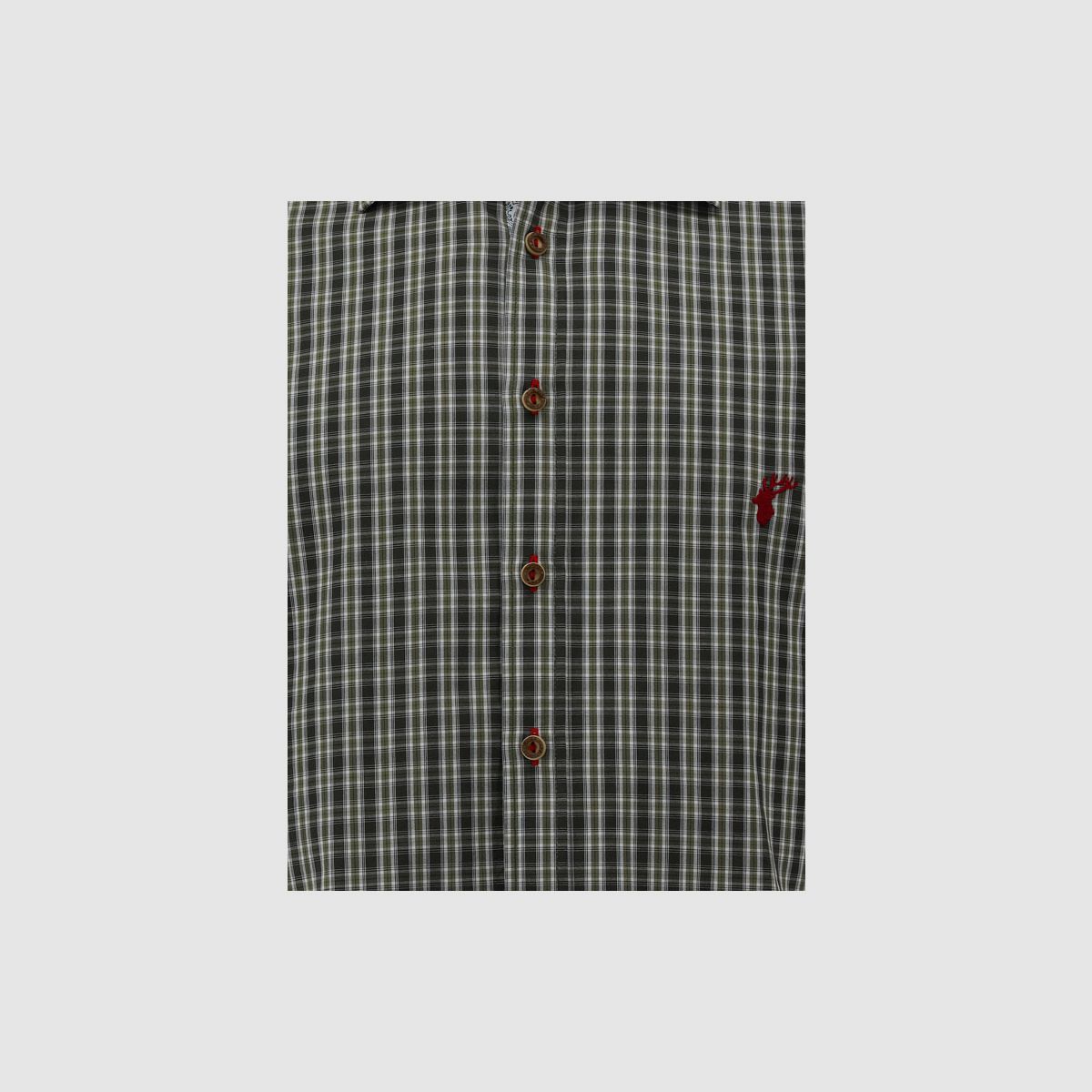 OS TRACHTEN Herrenhemd 1/1 Arm Slim Fit grün