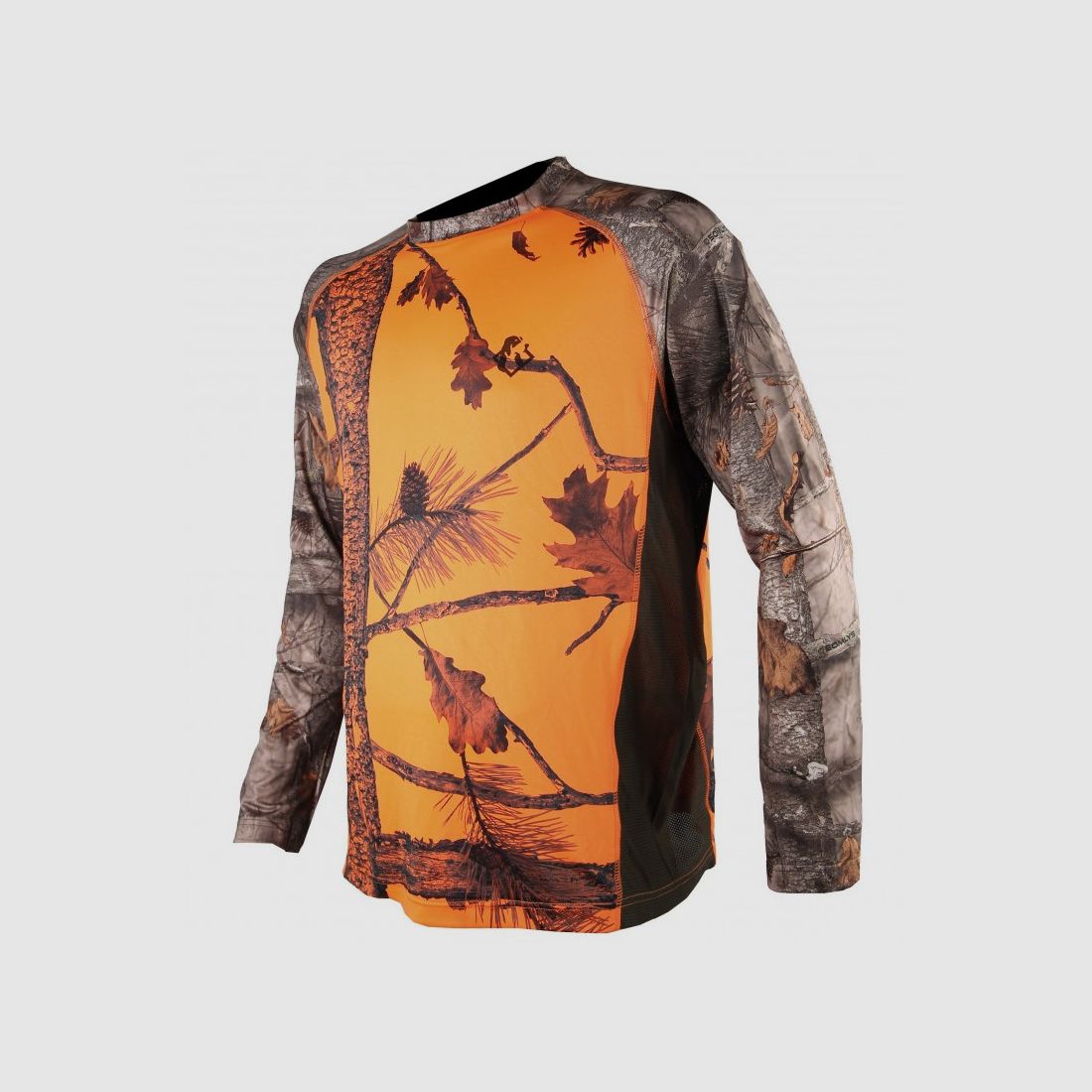 LANGARM-T-SHIRT SOMLYS CAMOU ORANGE 055, Bild 1 von 2