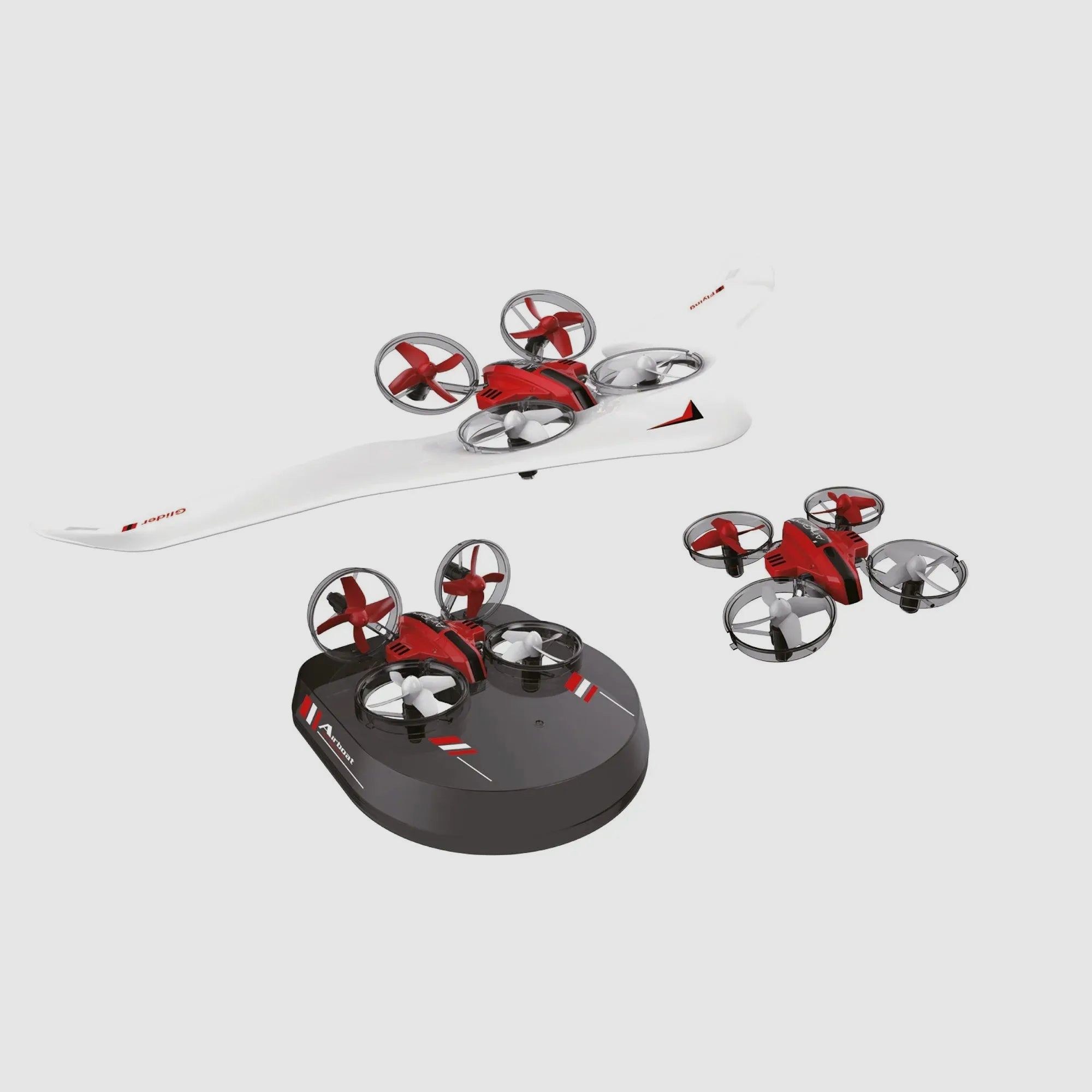 AMEWI Drohne Air Genius weiß rot