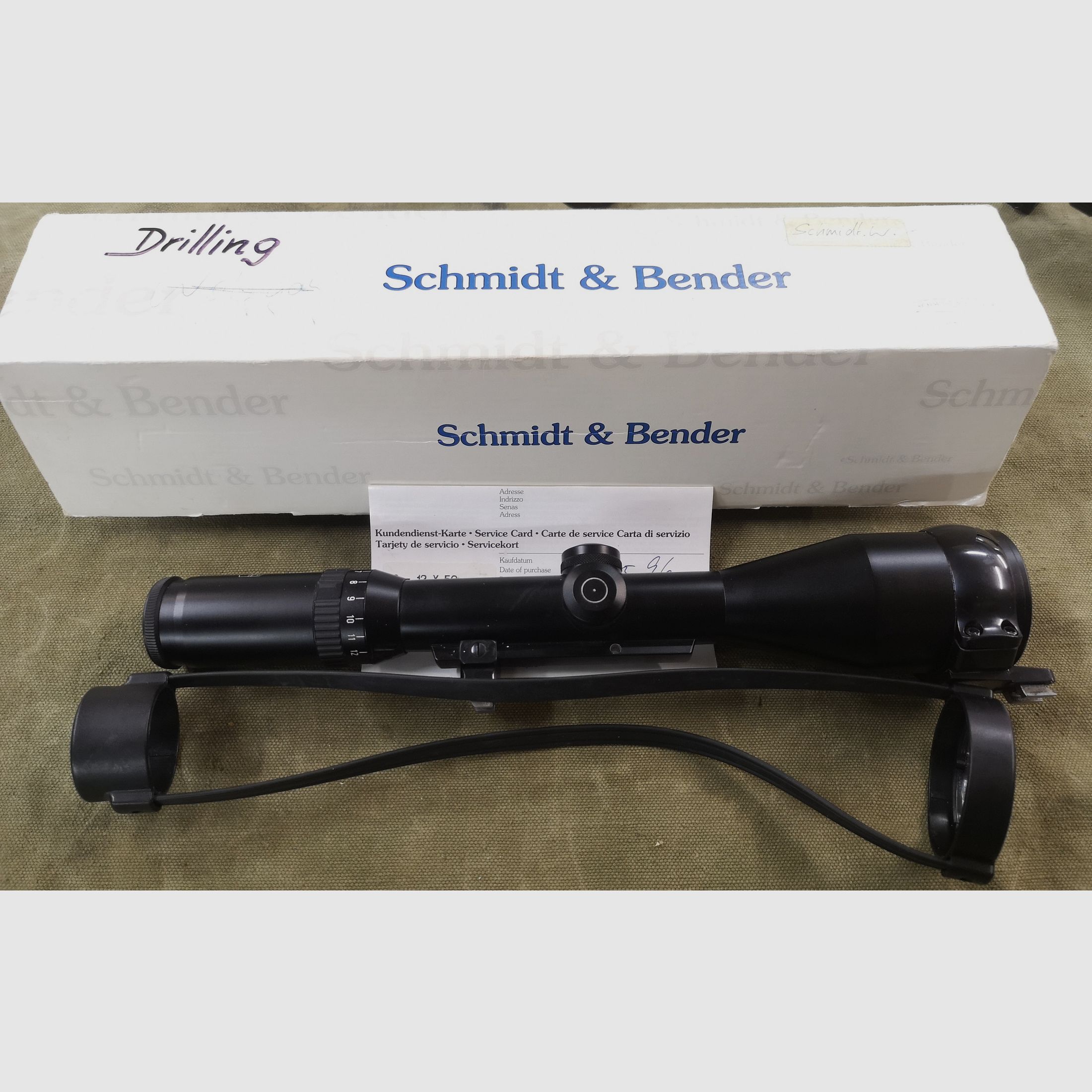 ZF Schmidt & Bender LM944-3, 3-12x50 neuwertig