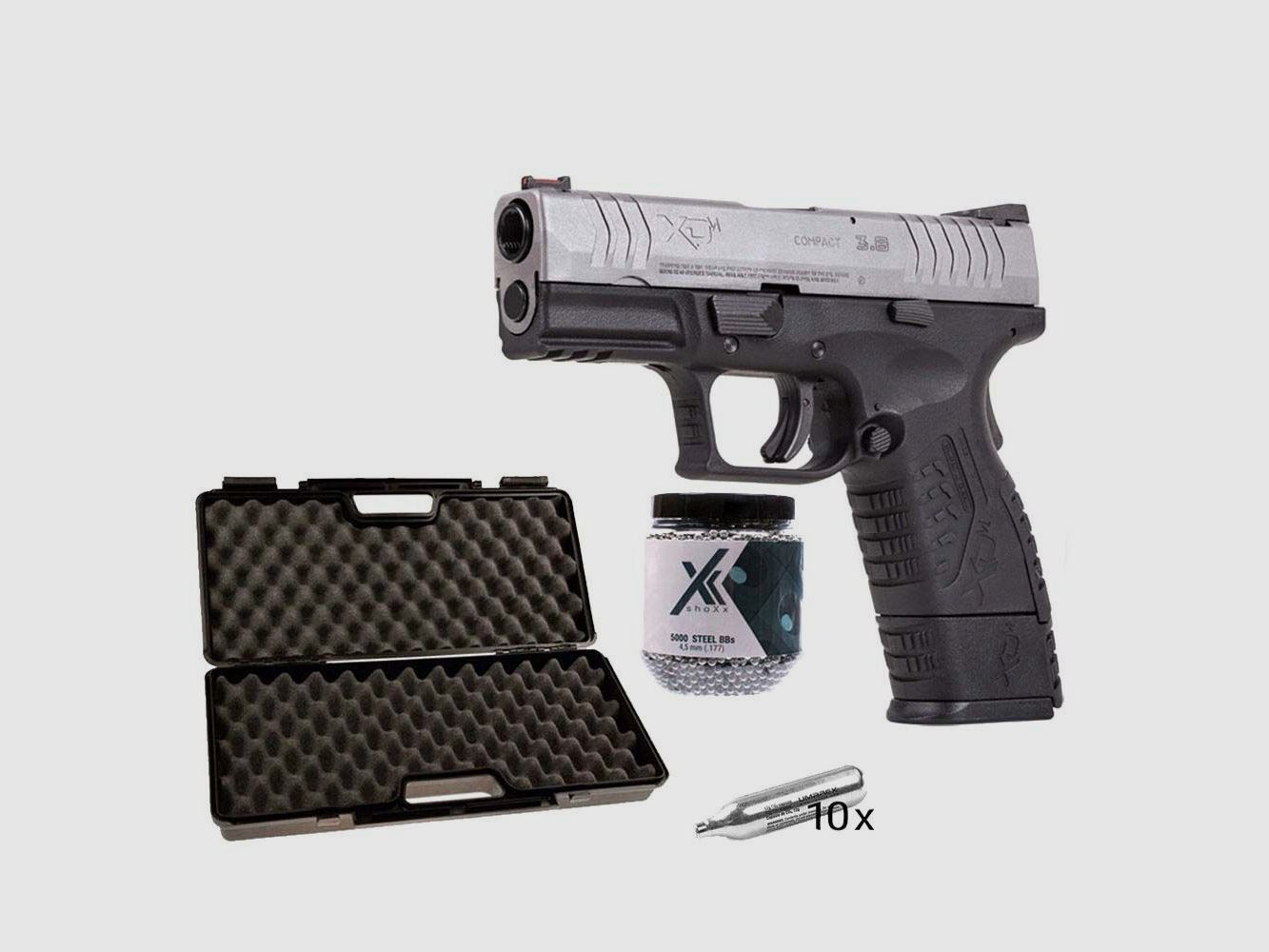 Springfield Armory	 Springfield XDM compact bicolo 4,5mm Koffer Set