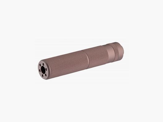 Aluminum suppressor 155mm 14mm CCW FDE
