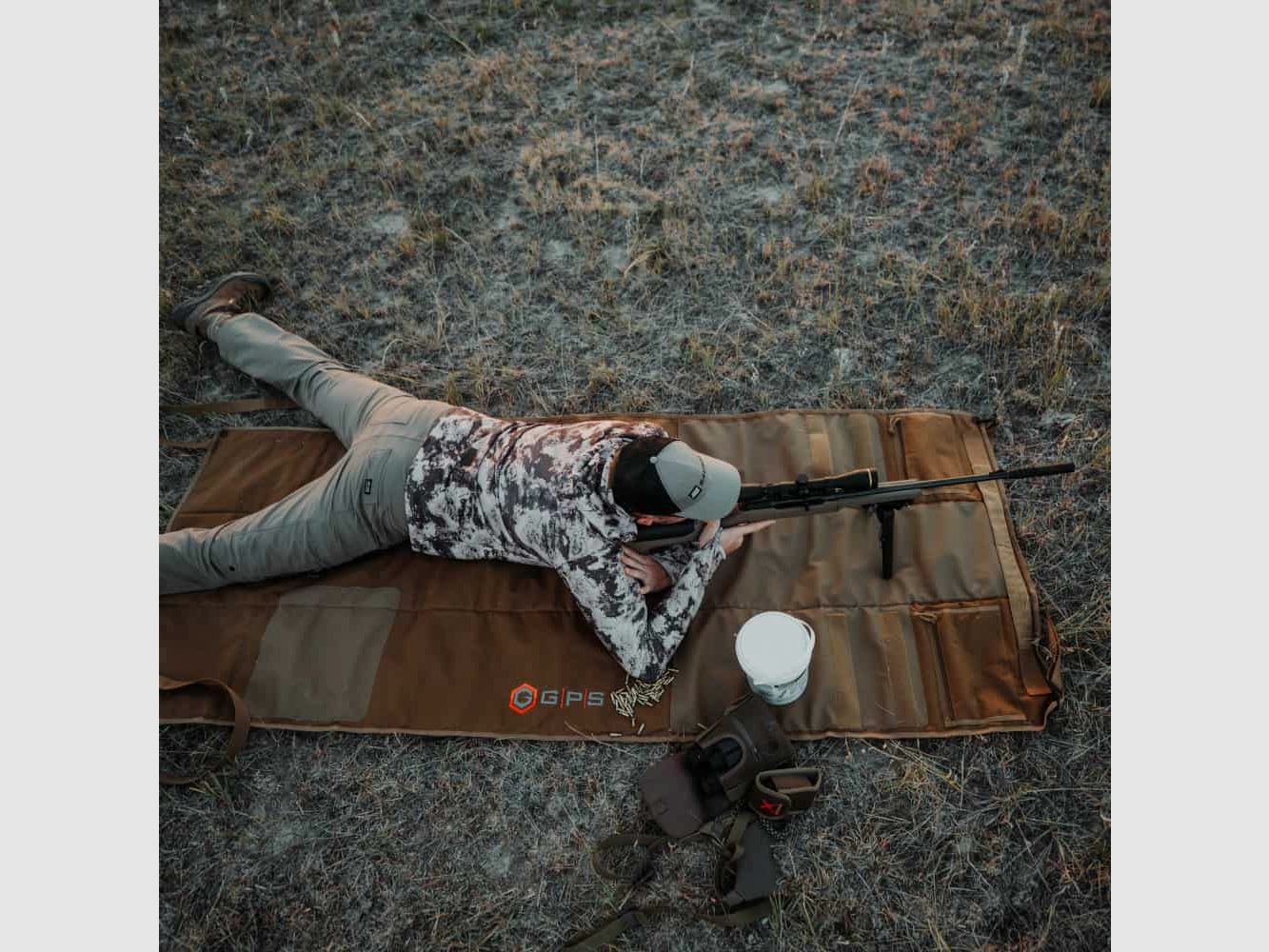 GPS Tactical Padded Shooting Mat – 220 x 90 cm – TAN, Bild 2 von 4