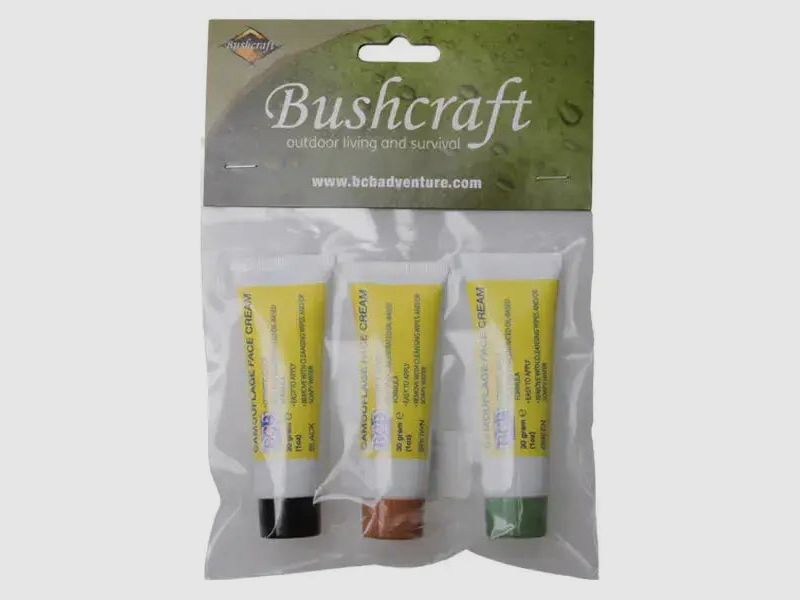 BCB BCB Tarncreme Tuben-Set braun / oliv / schwarz