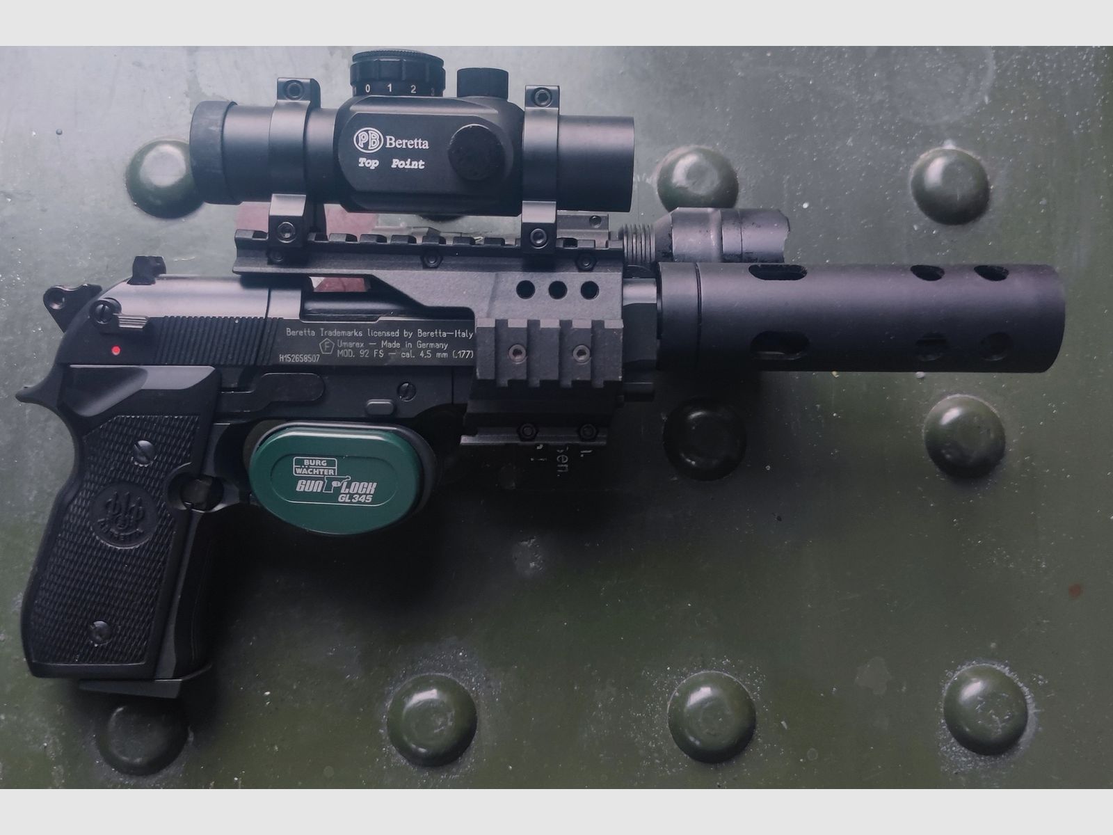 Beretta 92 FS XX-TREME CO2  mit Xtreme viel Zubehör 