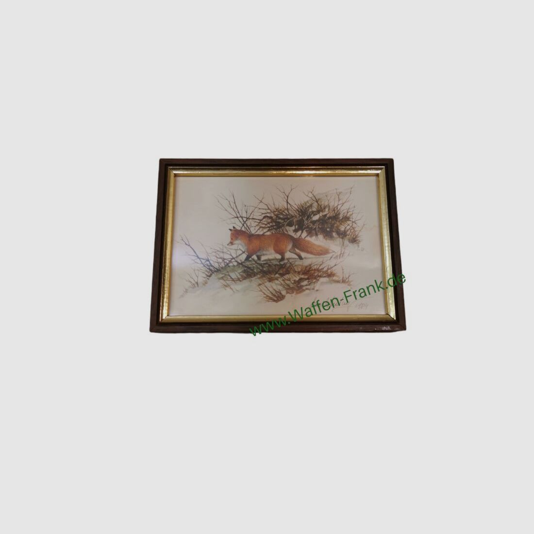 Hubert Weidinger limited art print fox motif