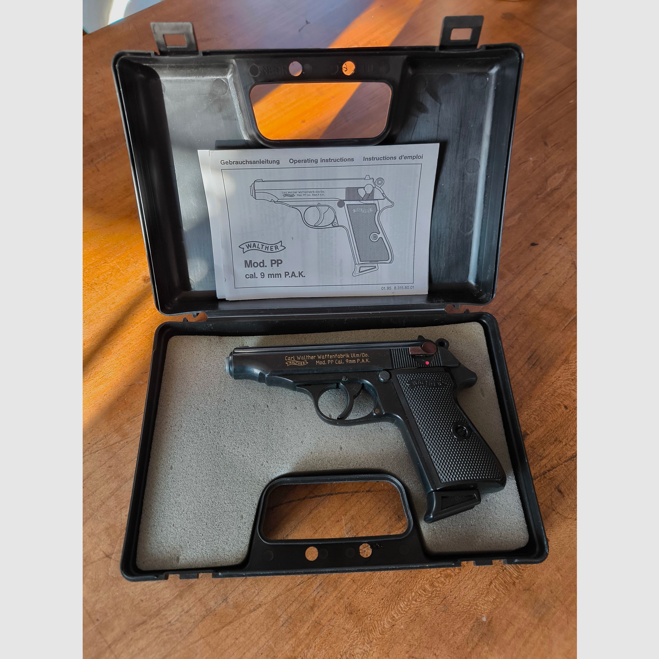 Walther PP cal. 9 mm P.A.K.