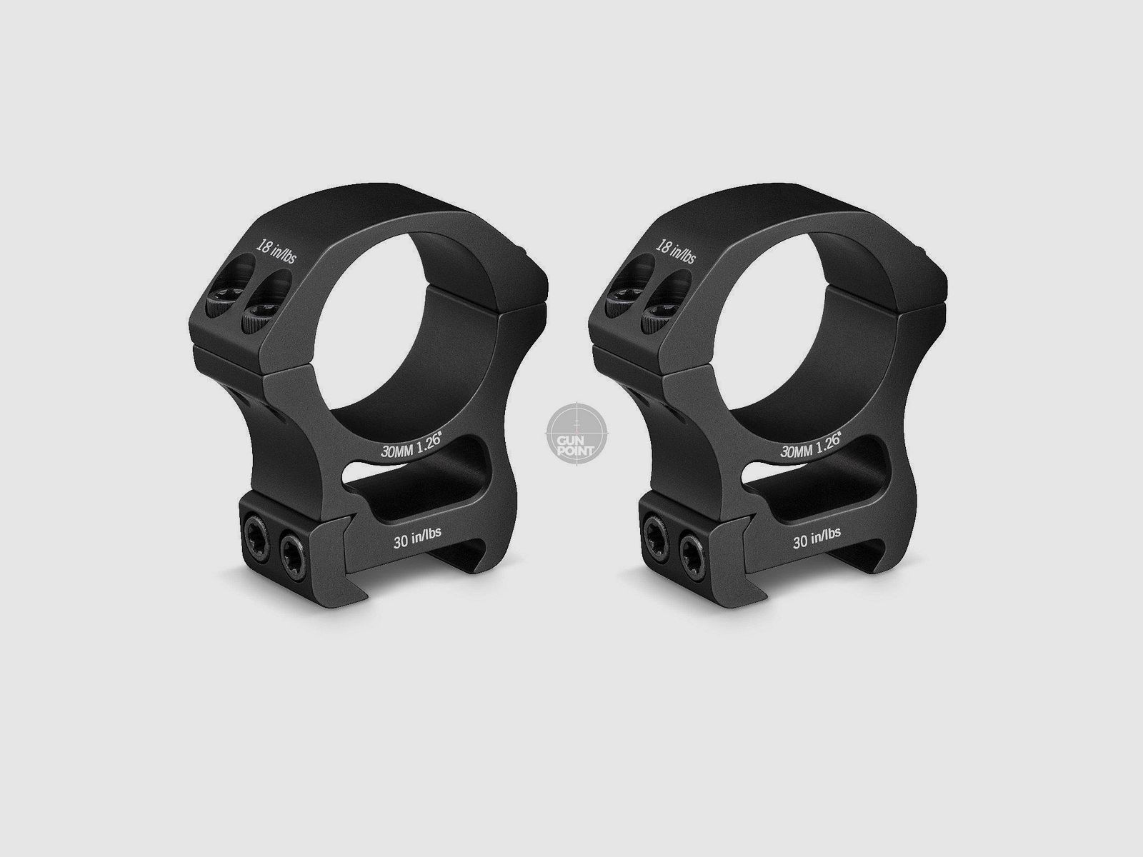 Anelli alti Vortex Optics Pro Series da 30 mm