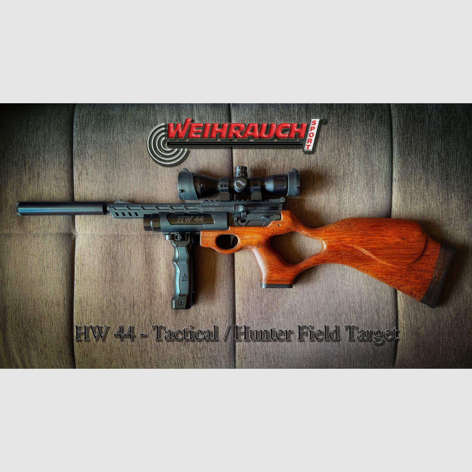 Weihrauch HW44 mit reichlich zubehör.