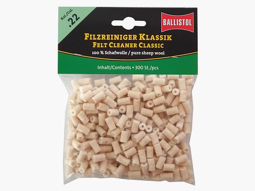 Ballistol Filzreiniger Klassik / 300 Stk. / Kal. .22