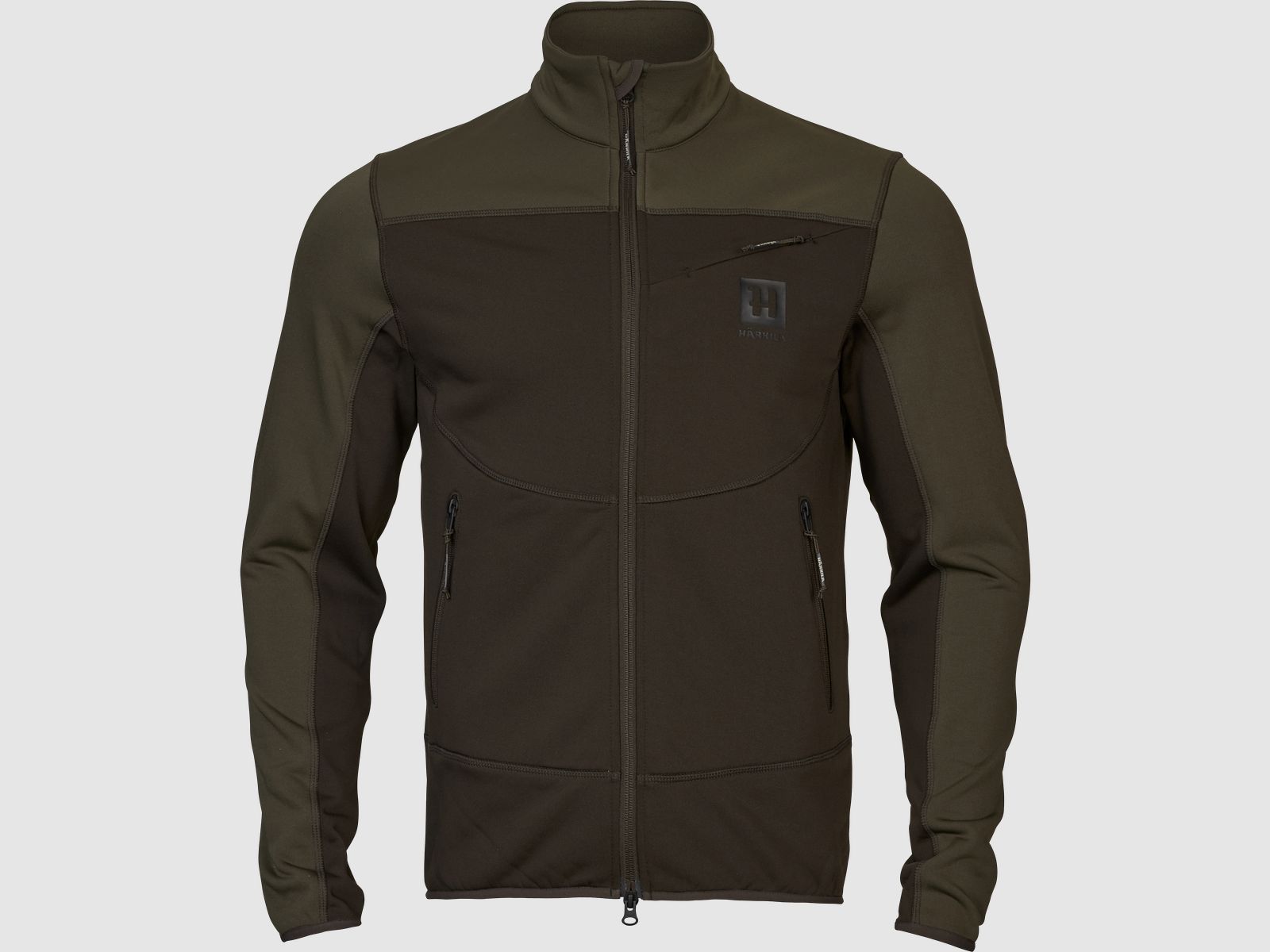 Härkila Olaf Fleecejacke Herren Shadow Brown/Forest Night, L
