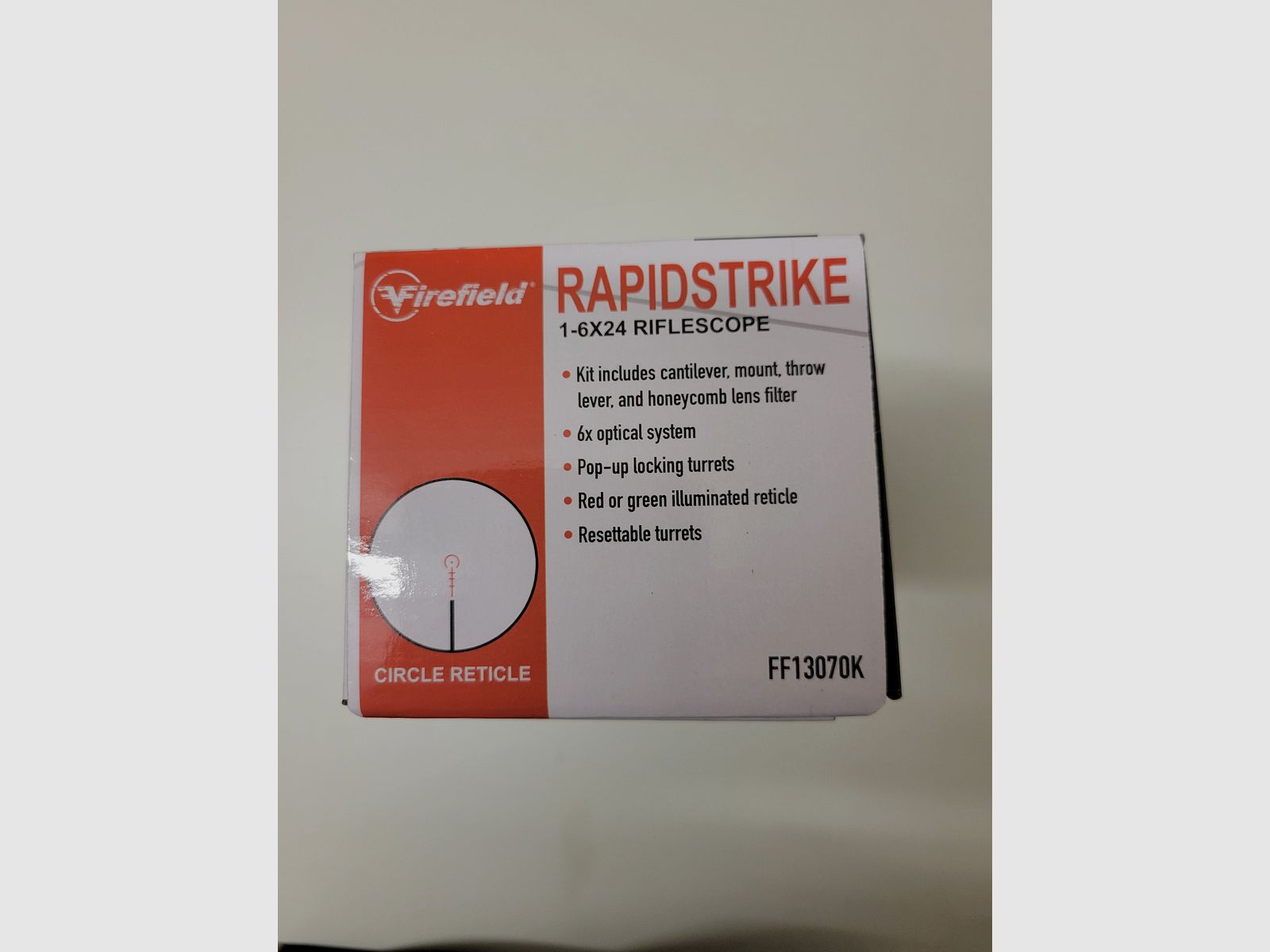 Rapidstrike 1-6 x 24 SFP Kit, Firefield