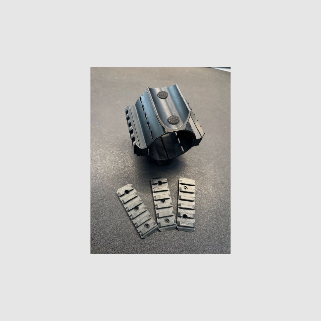 HP Max Mk1 / Mk2 | Bottle Clamp mit 3x Picatinny-Schienen - 6,5cm