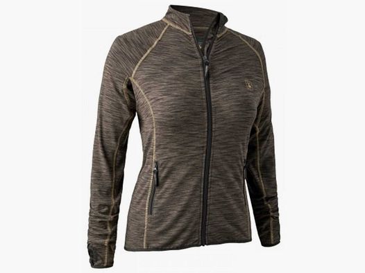 Braune Fleecejacke Damen Deerhunter