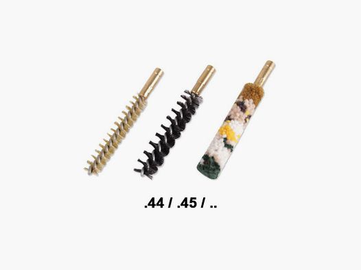 Set of 3 cleaning brushes caliber .44 / .45