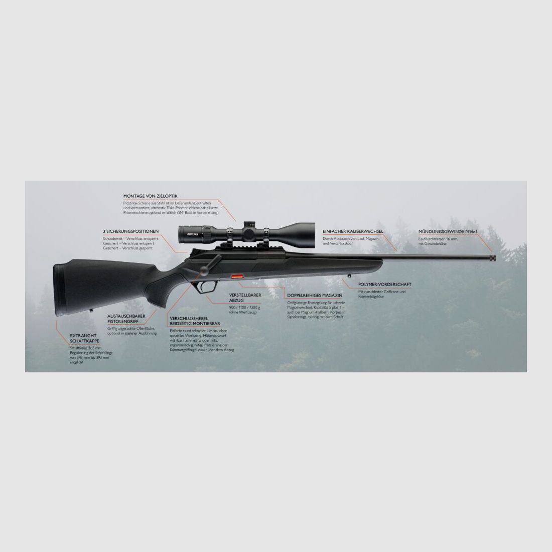 Beretta Geradezugrepetierer BRX 1 - LL=51 cm