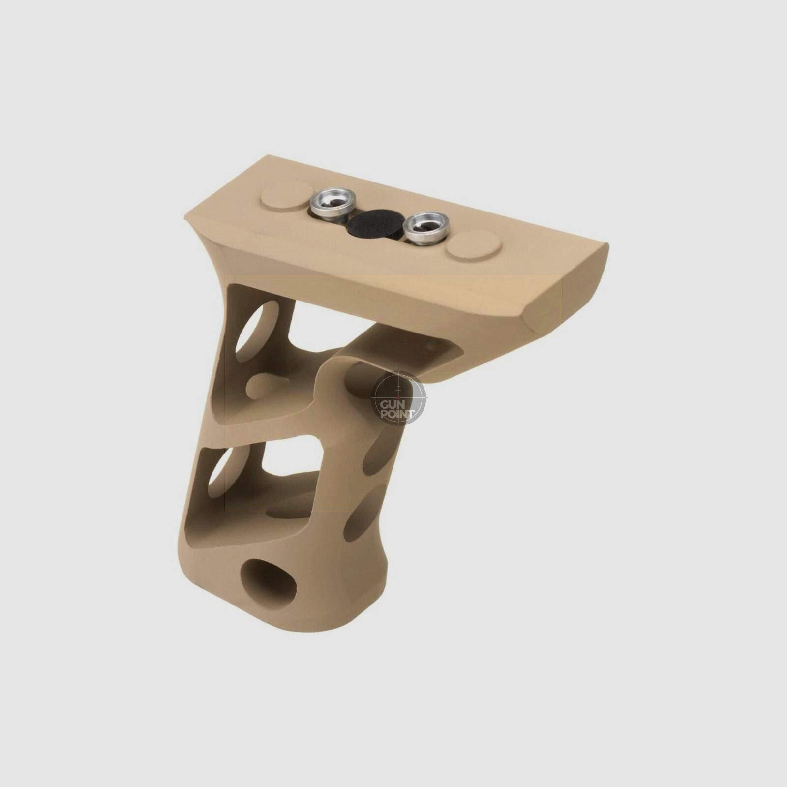Metal CNC Long Angled Grip for Keymod-Dark Earth