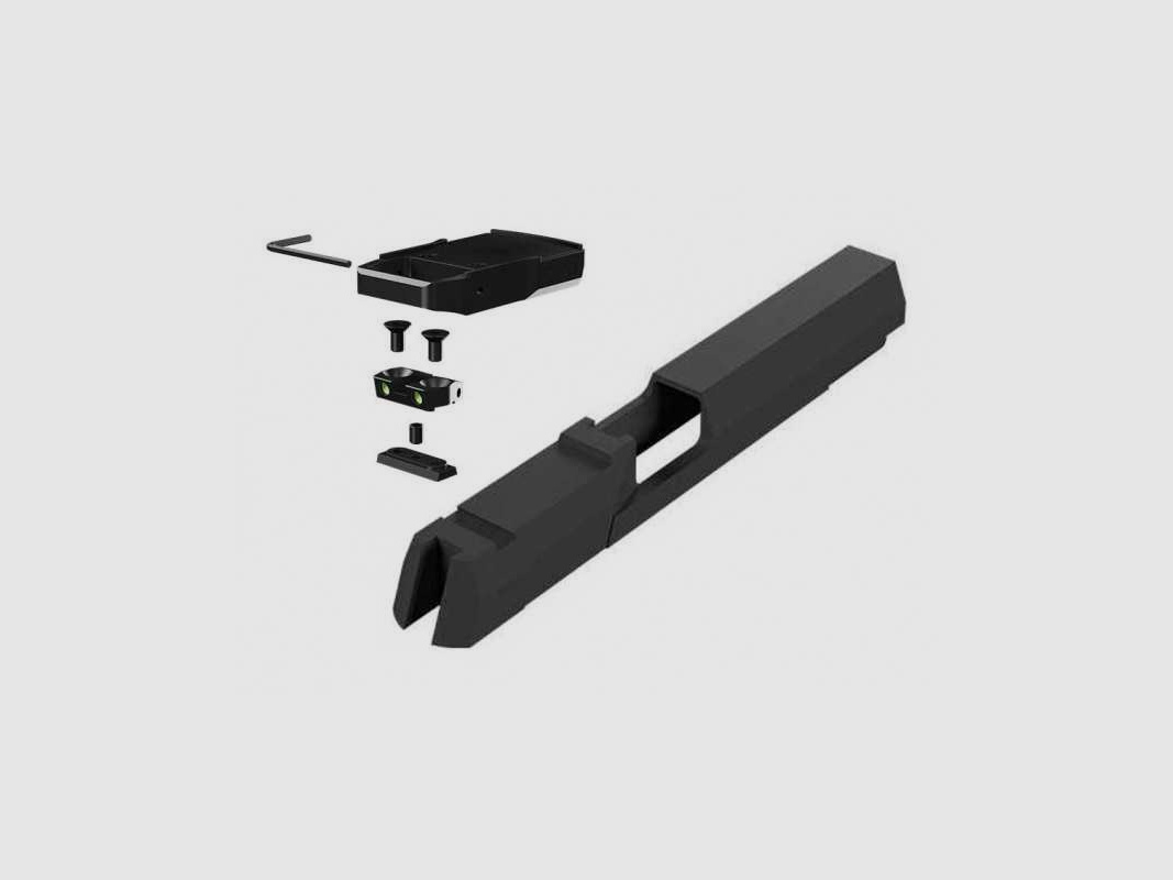 CAT SM2 Magnetmontage für Glock 17/19 mit Shield RMS Footprint