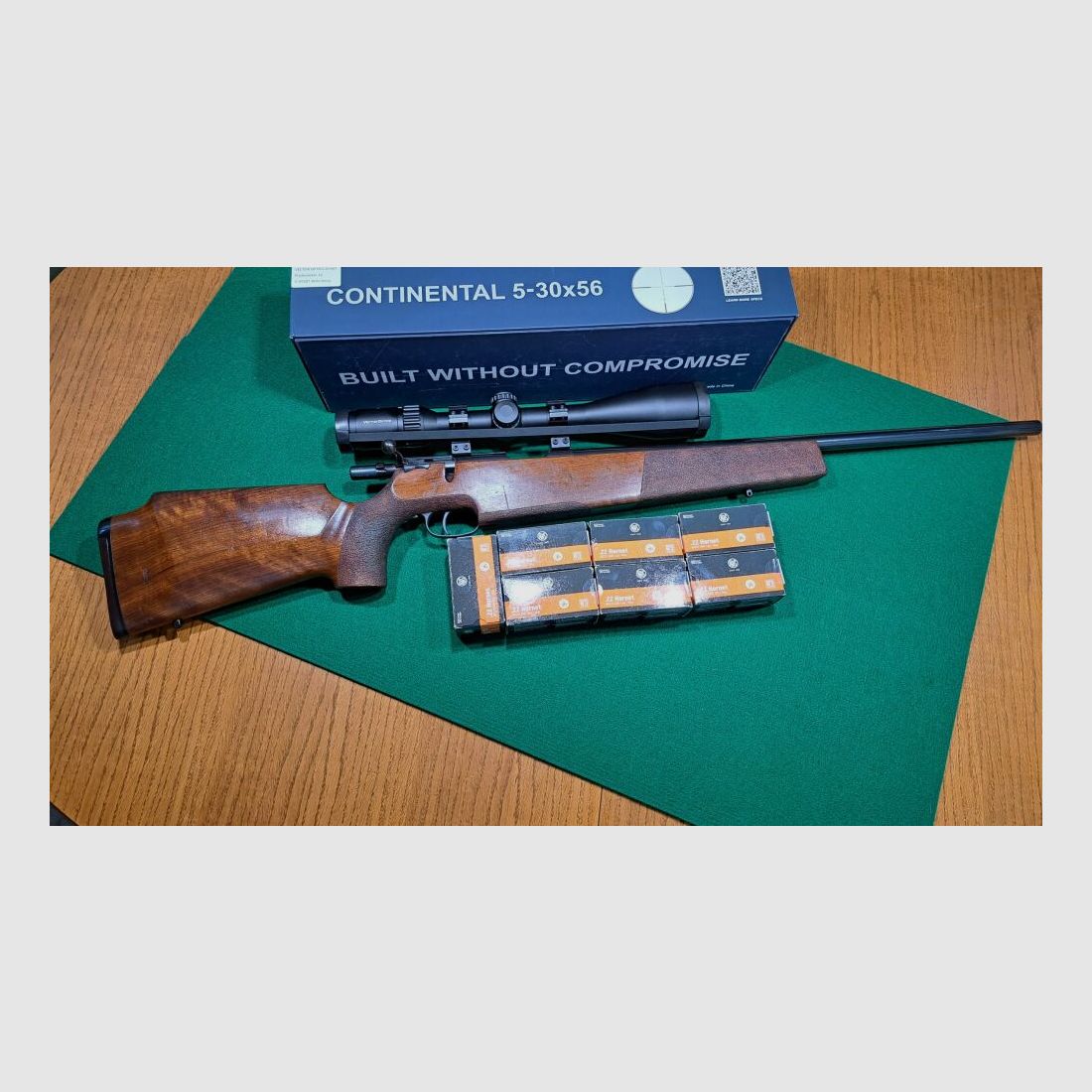 KRICO hunting match LEFT including VECTOROPTICS Continental 5-30x56, including 350 rounds of RWS hunting match ammunition