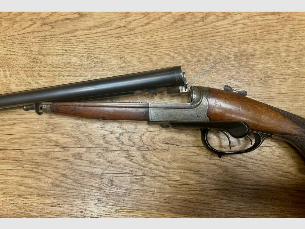 W. Collath & Sons collector's weapon double-barreled shotgun with eccentric lock