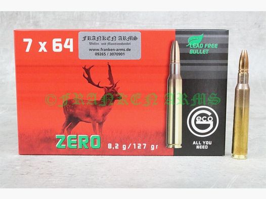 GECO Zero 7x64 127gr. 8,2g 20 Stück Staffelpreise