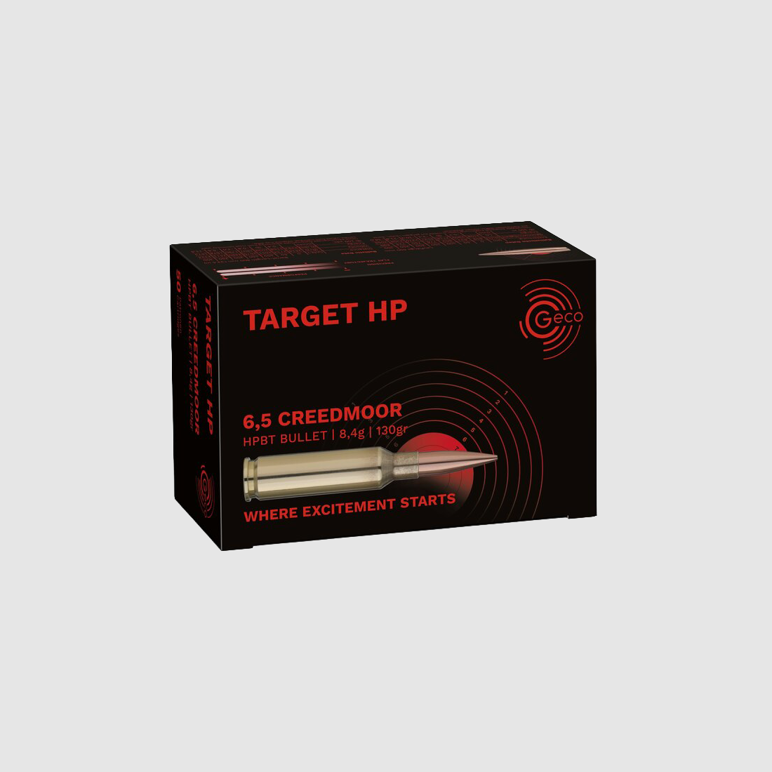 Geco 6,5 Creedmoor TARGET HP 8,4g/130gr – 50er