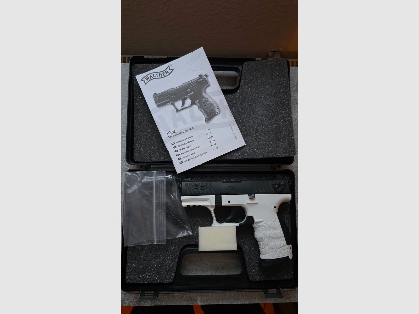 Walther P22Q "Chess" Edition 9mm PAK