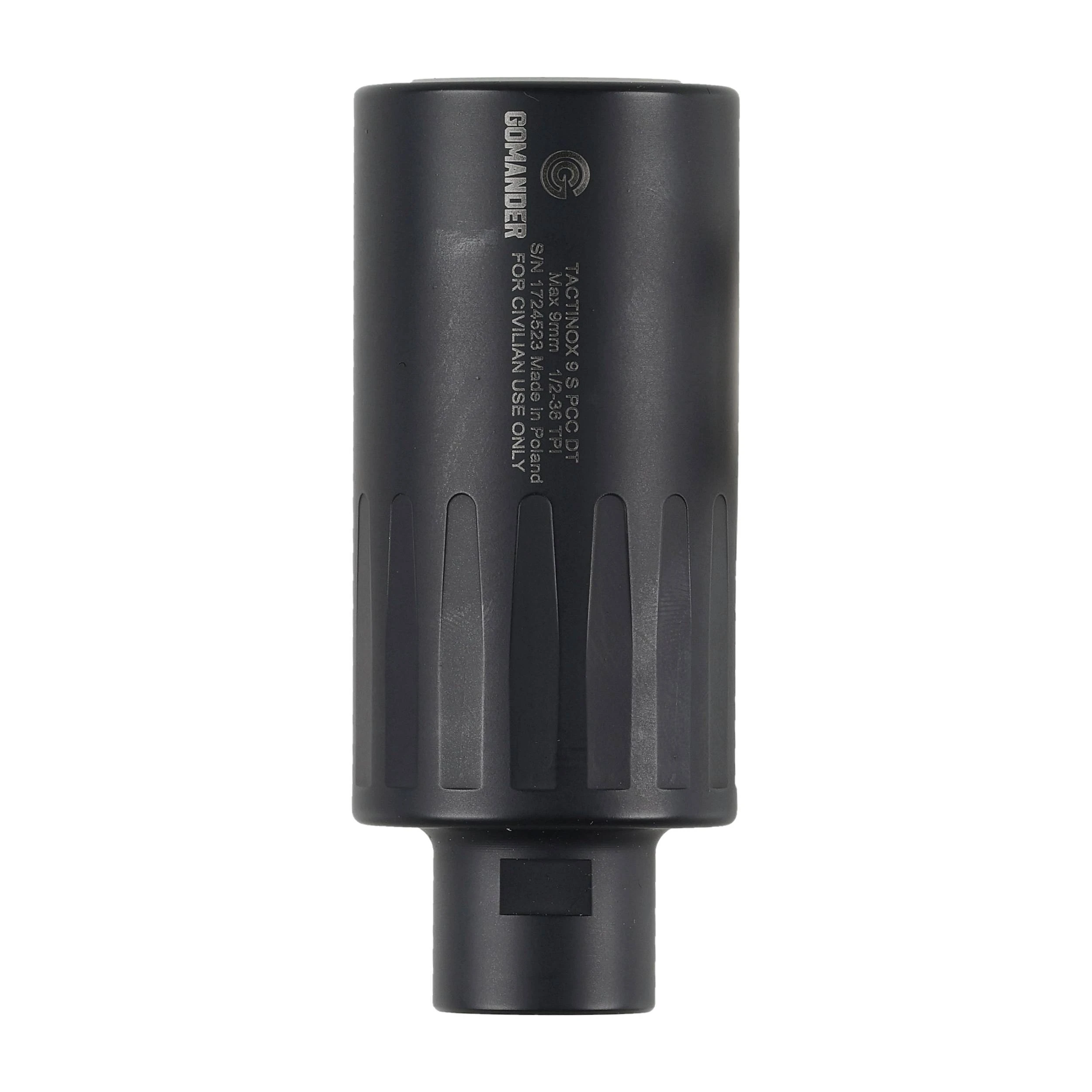 Geluiddemper voor 9mm-wapen Gomander Tactinox DT 9S PCC 1/2x36 TPI +