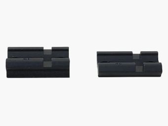 Base de montage supérieure Weaver 2 pièces Savage 110 sans AccuTrigger noir mat 2-pièces pour Savage 110 et autres.