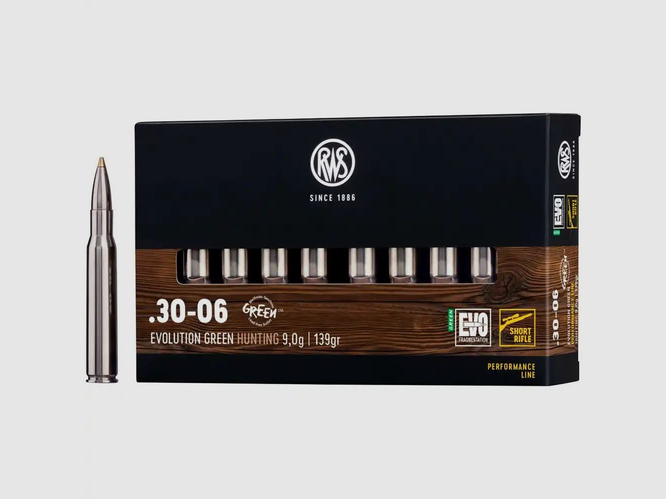RWS Evo Green Short Rifle - 139grs - 20Stk