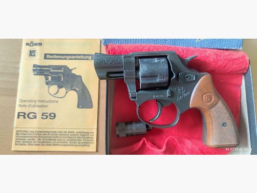 Oryginalny Röhm RG 59 PTB 527, 9 mm RK