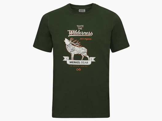 Merkel GEAR Organic Stag T-Shirt Größe: 48 (Gr. S)