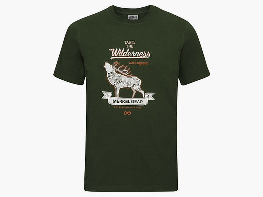 Merkel GEAR Organic Stag T-Shirt Size: 48 (Size S)