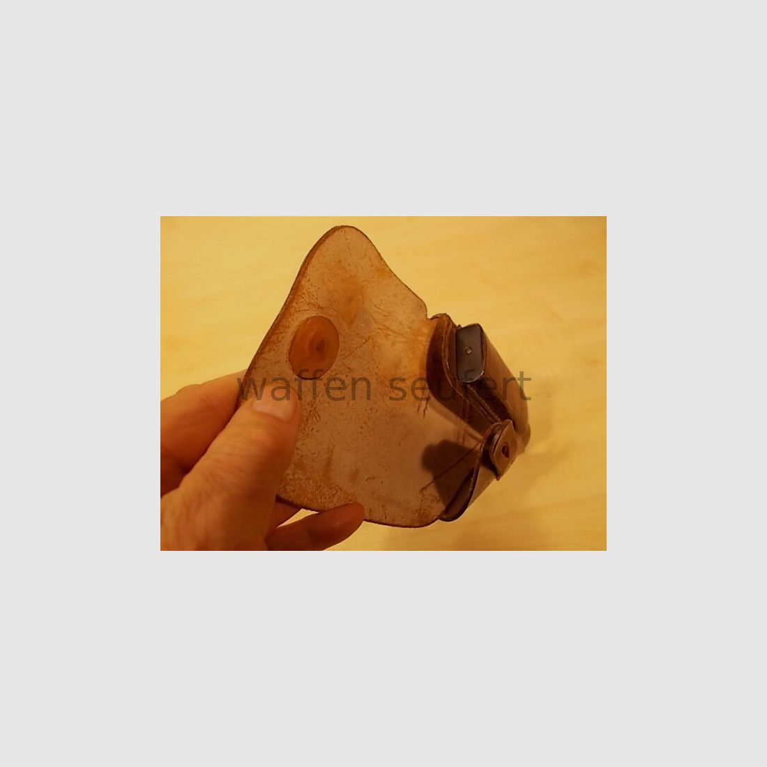 Original Pistolentasche mit PP Manurhin Magazin 7,65