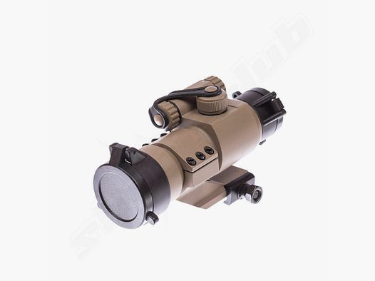 AIM-O AIM-O M2 Airsoft Red Dot incl. Cantilever Mount tan
